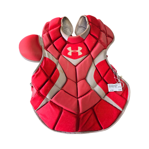 Vist Large View of Product Image Which is Used Under Armour UACP - AP CHEST PROTECTOR Catchers Chest Protector Red Adult
