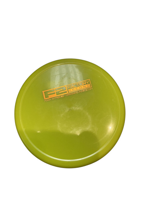 Vist Large View of Product Image Which is Used F2 FACTORY 2ECOND PUTTER Disc Golf Putter Yellow