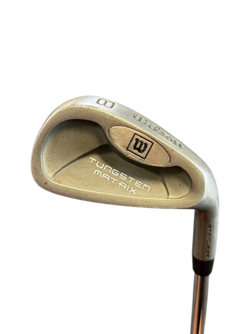 Vist Large View of Product Image Which is Used Wilson TUNGSTEN MATRIX Mens Individual Iron RH 8 Iron