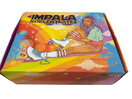 Vist Large View of Product Image Which is Used Impala Womens Roller Skates White Size 7
