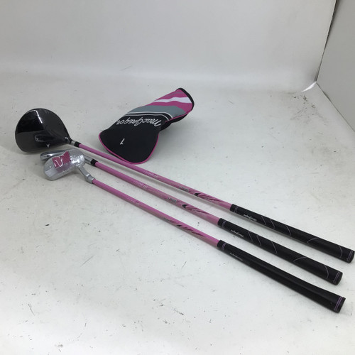 Vist Large View of Product Image Which is Used MacGregor DCT 4PC RH GIRLS SET Jr Package Set RH Pink 4 Piece