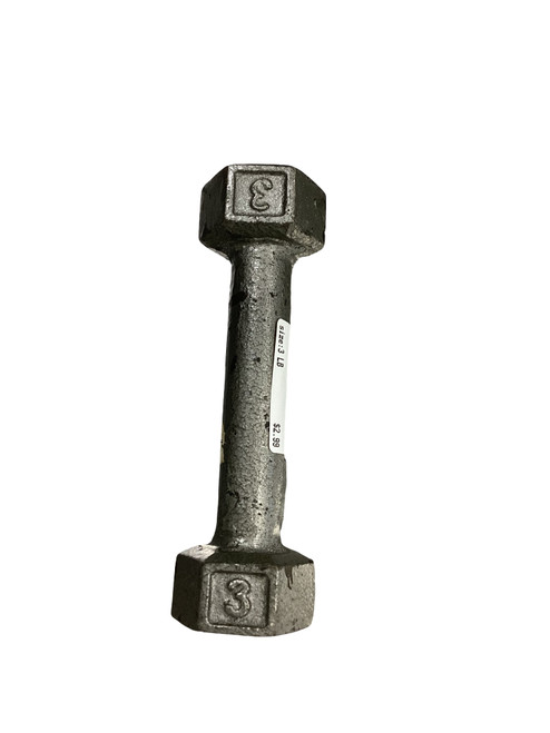 Vist Large View of Product Image Which is Used Hex Dumbbell (Each) 3 lb