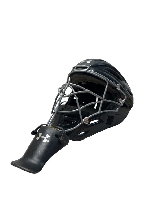Vist Large View of Product Image Which is USED UNDER ARMOUR VARSITY YTH CATCHERS HELMET - XS/SM