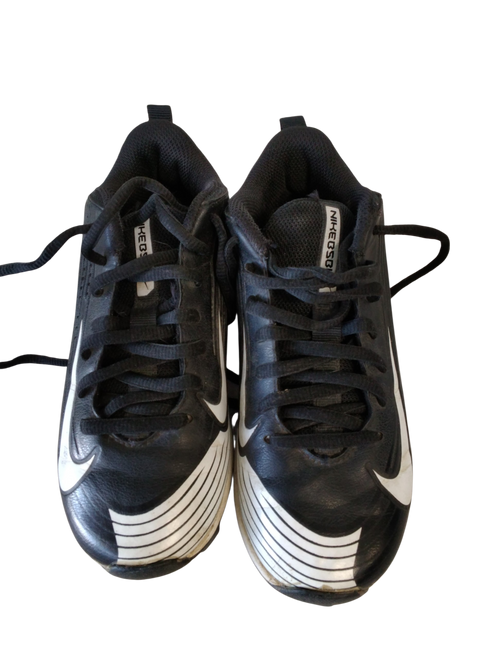 Vist Large View of Product Image Which is Used Nike VAPOR BB/SB Cleats Black And White Junior 01