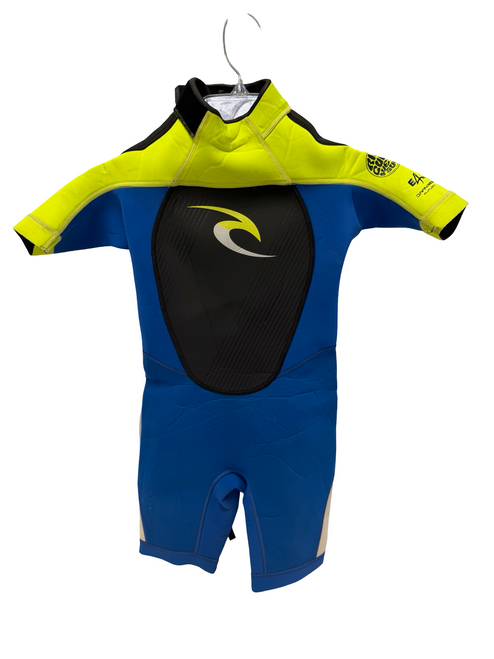 Vist Large View of Product Image Which is Used Rip Curl E4 DAWN PATROL FLATLOCK 2.2MM Junior Spring Suit / Wetsuit Royal Blue JR 08