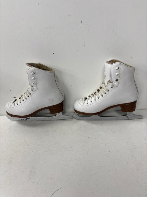 Vist Large View of Product Image Which is Used Jackson ARTISTE Girls Figure Skate White Junior 02