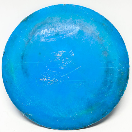 Vist Large View of Product Image Which is Used Innova SIDEWINDER Disc Golf Driver Royal Blue 170g