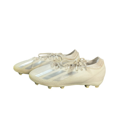 Vist Large View of Product Image Which is Used Adidas Soccer Cleats White Junior 02