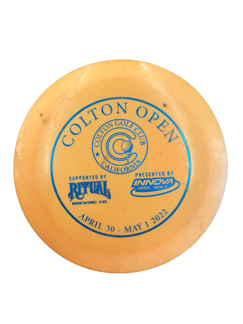 Vist Large View of Product Image Which is Used Innova Star Corvette Disc Golf Driver Orange