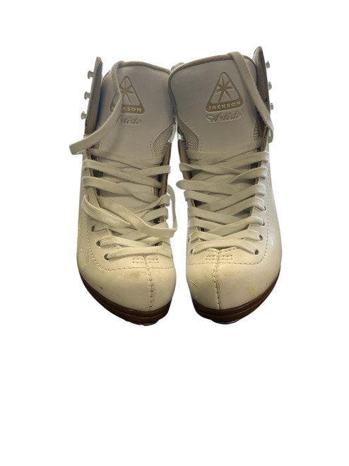 Vist Large View of Product Image Which is Used Jackson JACKSON ARTISTE Girls Figure Skate White Junior 02.5