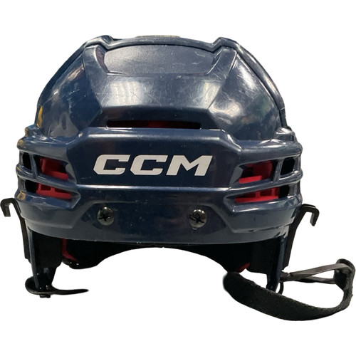 Vist Large View of Product Image Which is Used CCM TACKS 70 Hockey Helmet Only Navy Blue SM