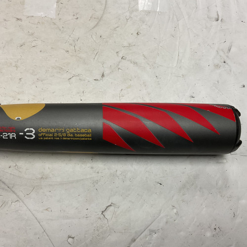 Vist Large View of Product Image Which is Used Demarini Gattaca GTC-21R High School -3 Baseball Bat Grey And Red 33"
