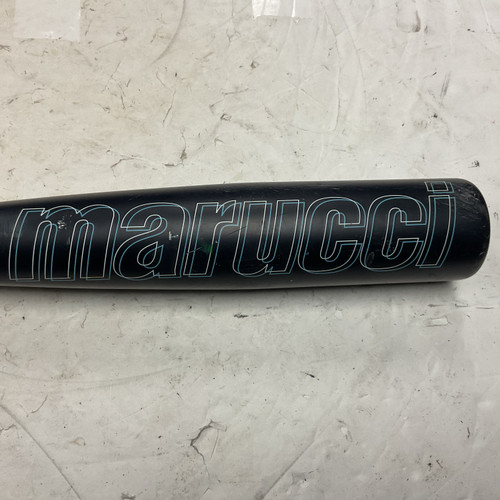 Vist Large View of Product Image Which is Used Marucci Fractal MCBFR High School -3 Baseball Bat Black And Carolina Blue 32"