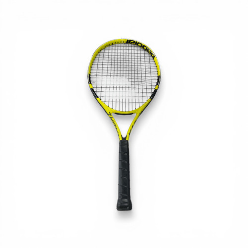 Vist Large View of Product Image Which is Used Babolat NADAL JR 25 Junior Tennis Racquet Yellow 25"