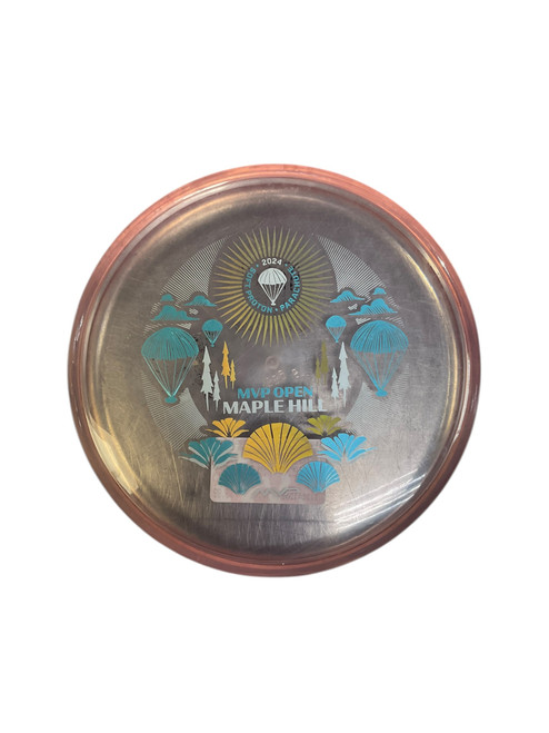 Vist Large View of Product Image Which is Used Streamline SOFT PROTON PARACHUTE Disc Golf Putter Clear 153g
