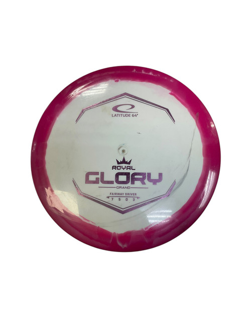Vist Large View of Product Image Which is Used Latitude 64 GRAND ORBIT GLORY Disc Golf Driver Pink 172g