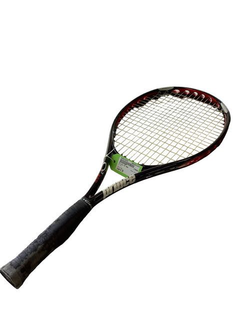 Vist Large View of Product Image Which is Used Prince O3 RED Adult Tennis Racquet Red 4"