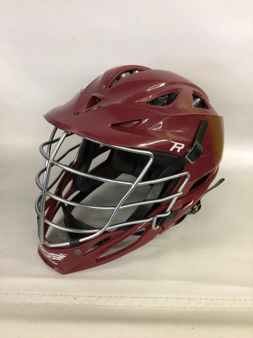 Vist Large View of Product Image Which is Used Cascade S Lacrosse Helmet Maroon MD