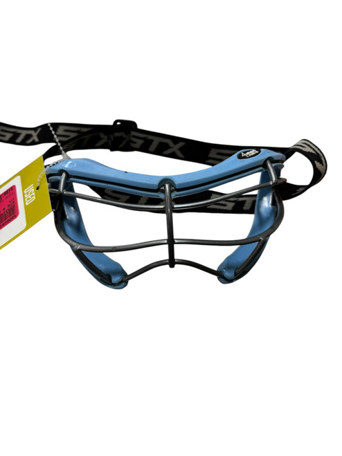 Vist Large View of Product Image Which is Used STX 4 SIGHT PLUS S Lacrosse Facial Protect Carolina Blue Senior