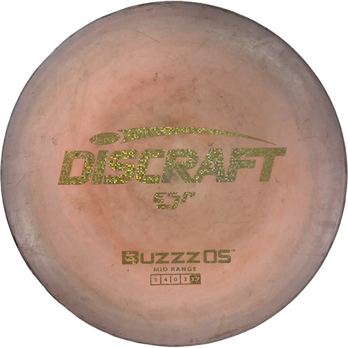 Vist Large View of Product Image Which is Used Discraft ESP BUZZZ OS Disc Golf Mid Range Beige 178g