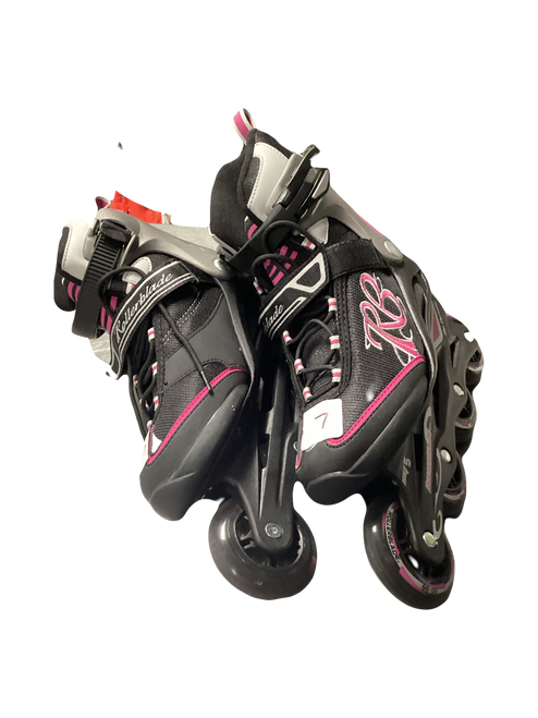 Vist Large View of Product Image Which is Used Rollerblade RB Senior Rec Fitness Skates Black Senior 7