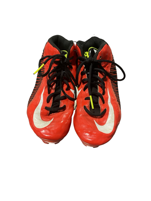 Vist Large View of Product Image Which is Used Nike V STRIKE CLEATS BB/SB Cleats Black And Red Junior 05