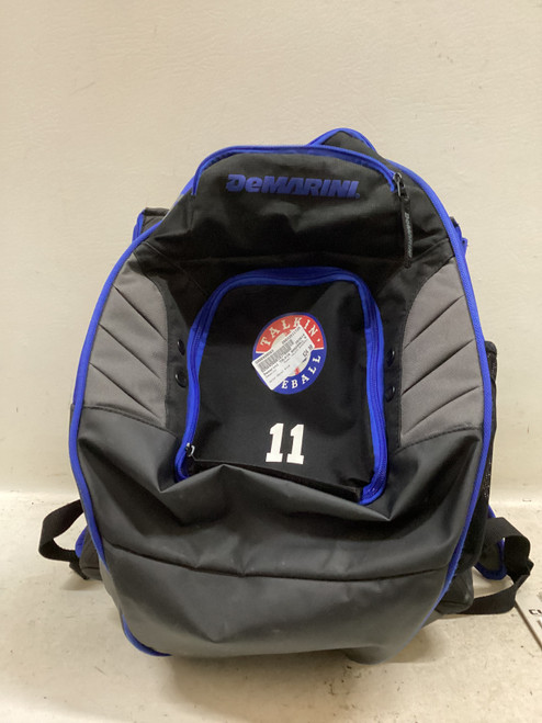 Vist Large View of Product Image Which is Used Demarini TALKIN BASEBALL BB/SB Player Backpack Royal Blue
