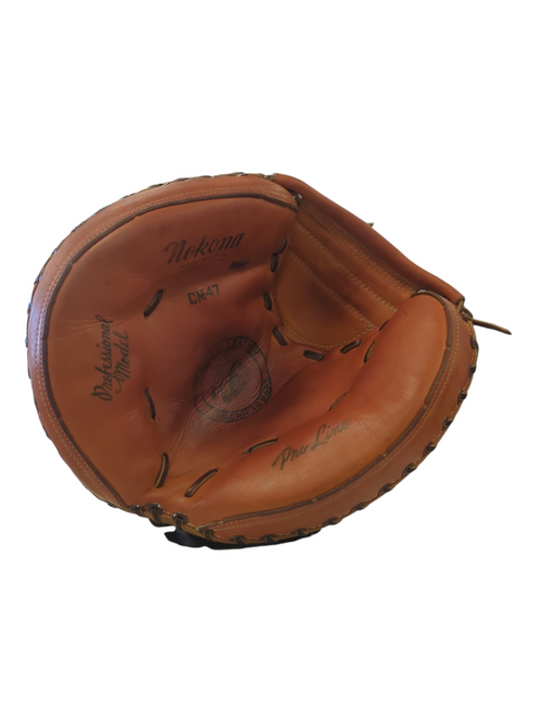 Vist Large View of Product Image Which is Used Nokona CM47 BB/SB Catchers LH Throw Tan 32"