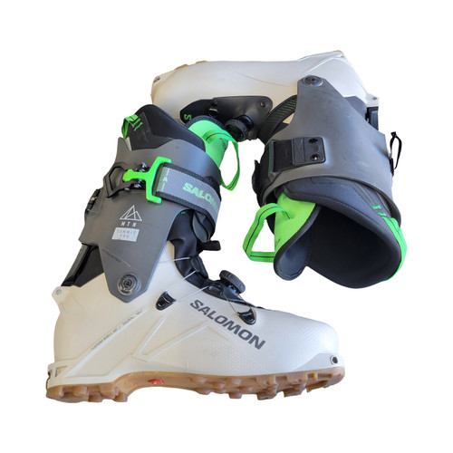 Vist Large View of Product Image Which is Used Salomon MTN SUMMIT PRO ALPINE BOOTS 28/28.5 Mens DH Ski Boot Black 280 MP - M10 - W11