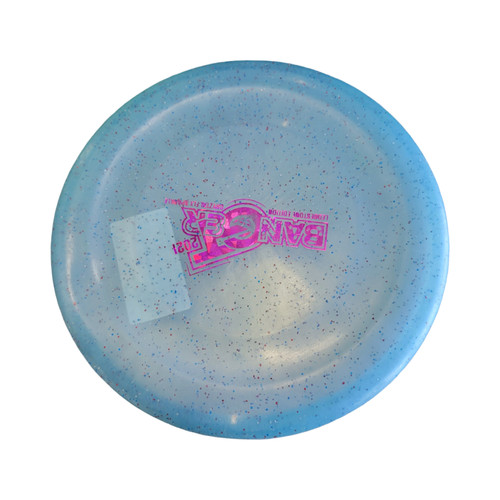 Vist Large View of Product Image Which is Used Discraft BANGER GT CRYZTAL FLX SPARKLE Disc Golf Putter Royal Blue