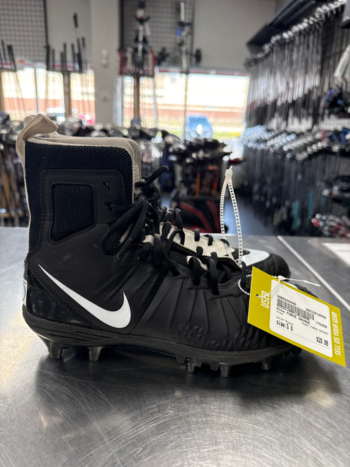 Vist Large View of Product Image Which is Used Nike FORCE SAVAGE Adult FB Cleats Black Senior 8