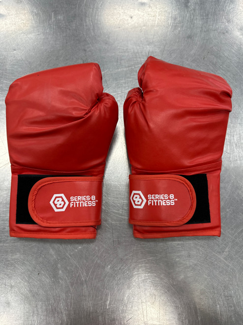 Vist Large View of Product Image Which is Used SERIES 8 FITNESS Heavy Bag Gloves Red 