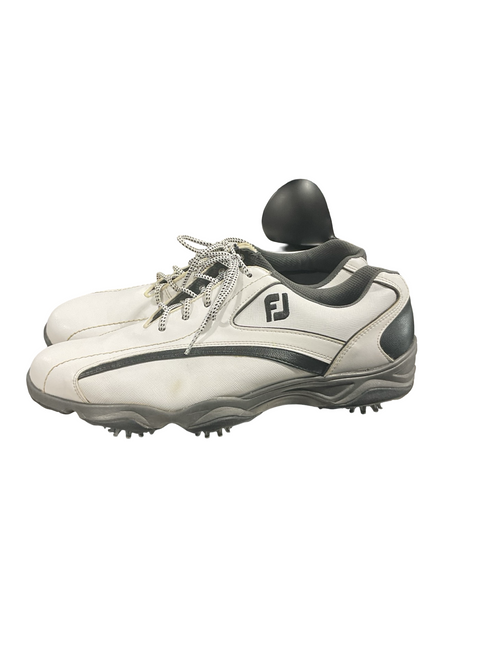 Vist Large View of Product Image Which is Used Foot Joy Mens Golf Shoes White Senior 12
