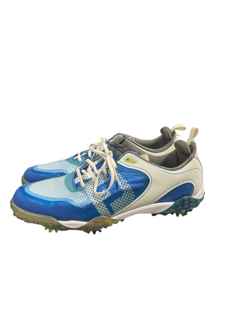 Vist Large View of Product Image Which is Used Foot Joy Mens Golf Shoes Royal Blue Senior 13