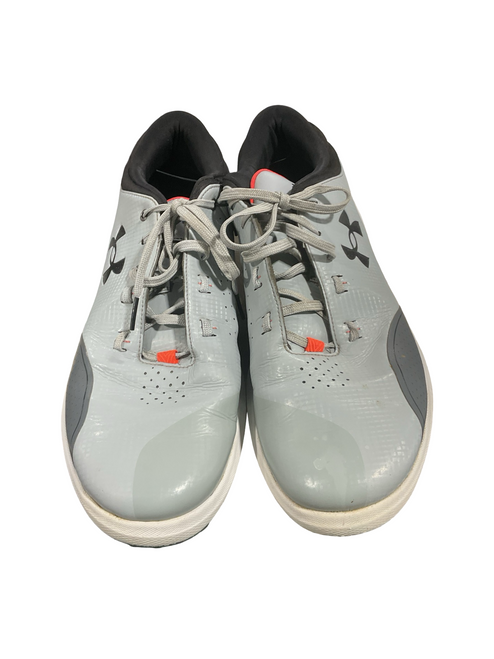 Vist Large View of Product Image Which is Used Under Armour Mens Golf Shoes Grey Senior 11.5
