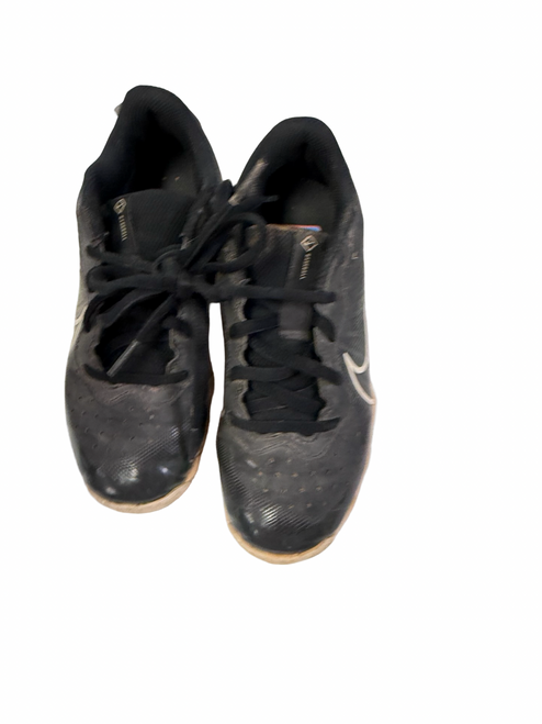 Vist Large View of Product Image Which is Used Nike Alpha Huarache 4 Keystone GS 'Black Pure Platinum' DJ6525-002 Baseball Cleats Junior 02.5