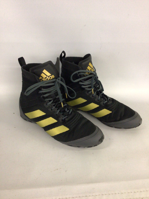 Vist Large View of Product Image Which is Used Adidas Boxing Shoes Black Senior 7.5