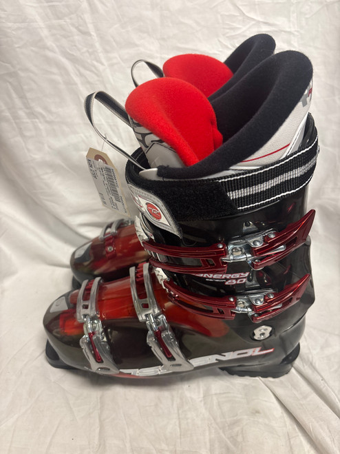 Vist Large View of Product Image Which is Used Rossignol SYNERGY SENSOR 80 Mens DH Ski Boot Black 275 MP - M09.5 - W10.5