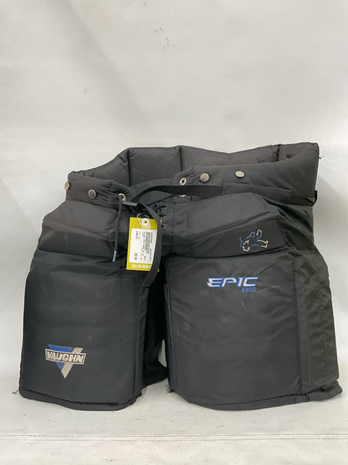 Vist Large View of Product Image Which is Used Vaughn EPIC 8800 Senior Goalie Pant Black LG