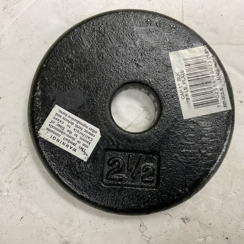 Vist Large View of Product Image Which is Used Cap Standard Plate Black 2.5 lb