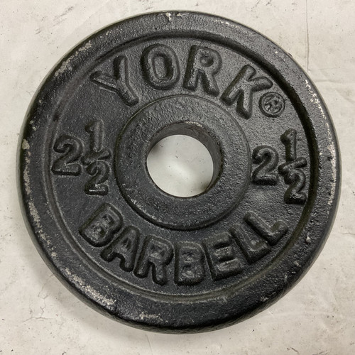 Vist Large View of Product Image Which is Used York Standard Plate Black 2.5 lb