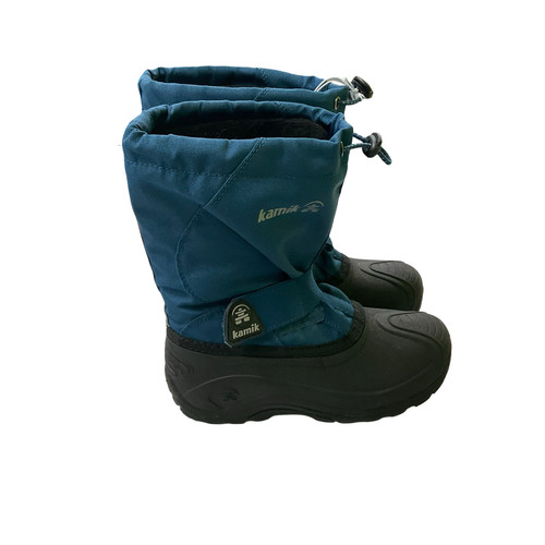 Vist Large View of Product Image Which is Used Kamik Snow/Hunt/Hike Boots Y Navy Blue Junior 01
