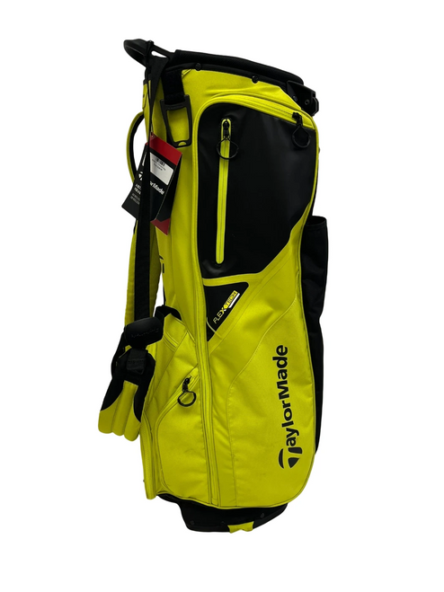 Vist Large View of Product Image Which is New Taylormade Flextech Mens Golf Stand Bag Optic Yellow