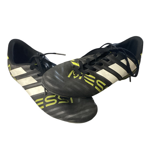 Vist Large View of Product Image Which is Used Adidas Soccer Cleats Black Junior 04.5