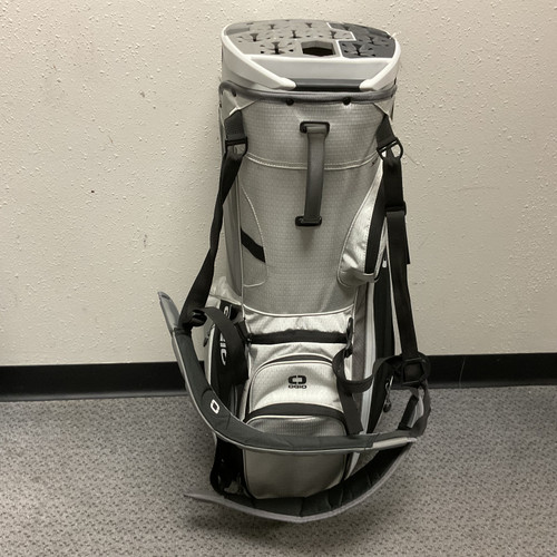 Vist Large View of Product Image Which is Used Ogio SILENCER Mens Stand Bag Grey And Black