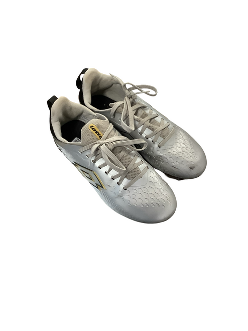Vist Large View of Product Image Which is Used Lotto Soccer Cleats Grey Junior 02.5