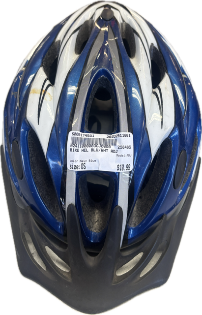 Vist Large View of Product Image Which is Used ADJ Bike Helmet Navy Blue One Size