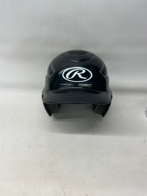 Vist Large View of Product Image Which is Used Rawlings CFTBH-R1 Batting Helmet No Mask Black SM