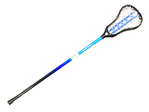 Vist Large View of Product Image Which is Used Brine Jr Atk/Mid Womens Lacrosse Complete Stick Royal Blue