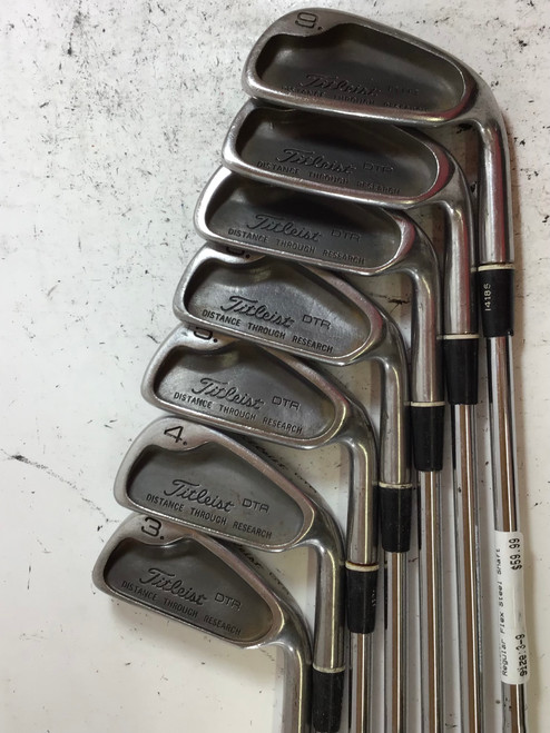 Vist Large View of Product Image Which is Used Titleist DTR Mens Iron Set RH 3I-9I
